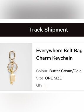 Lululemon everywhere belt bag charm keychain